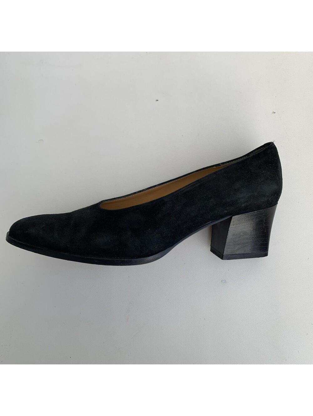 Vintage Ann Taylor Black Shoes Pumps Heels Sz 7.5 Womens True to size - Picture 3 of 11